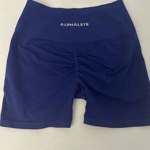 Alphalete Align shorts 4.5” in true indigo